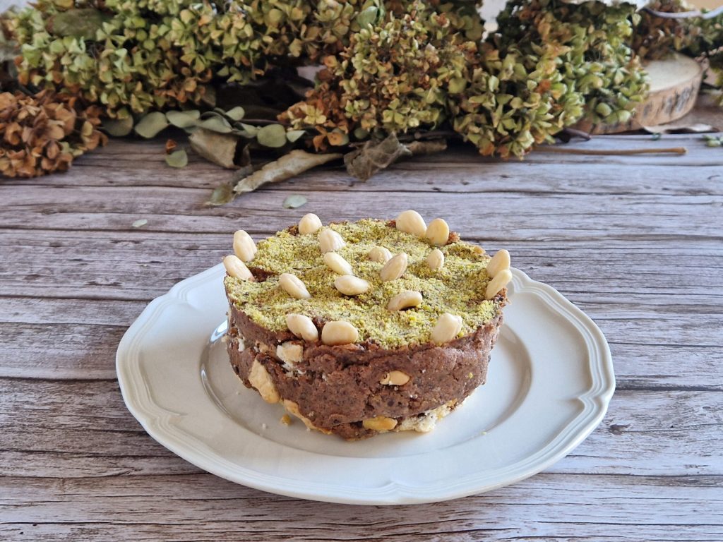 Torta de chocolate amargo sem açúcar