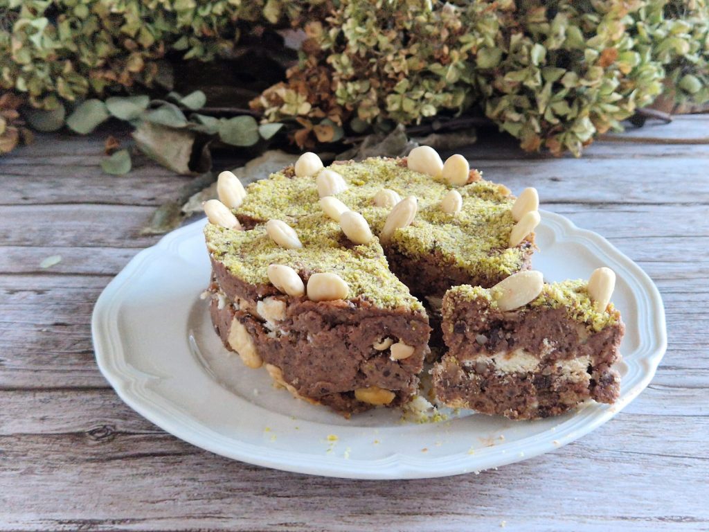 Torta de chocolate amargo sem açúcar
