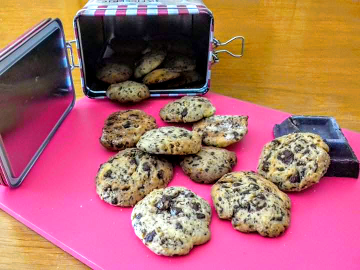 Cookies biscoitos de chocolate sem manteiga light personalizados