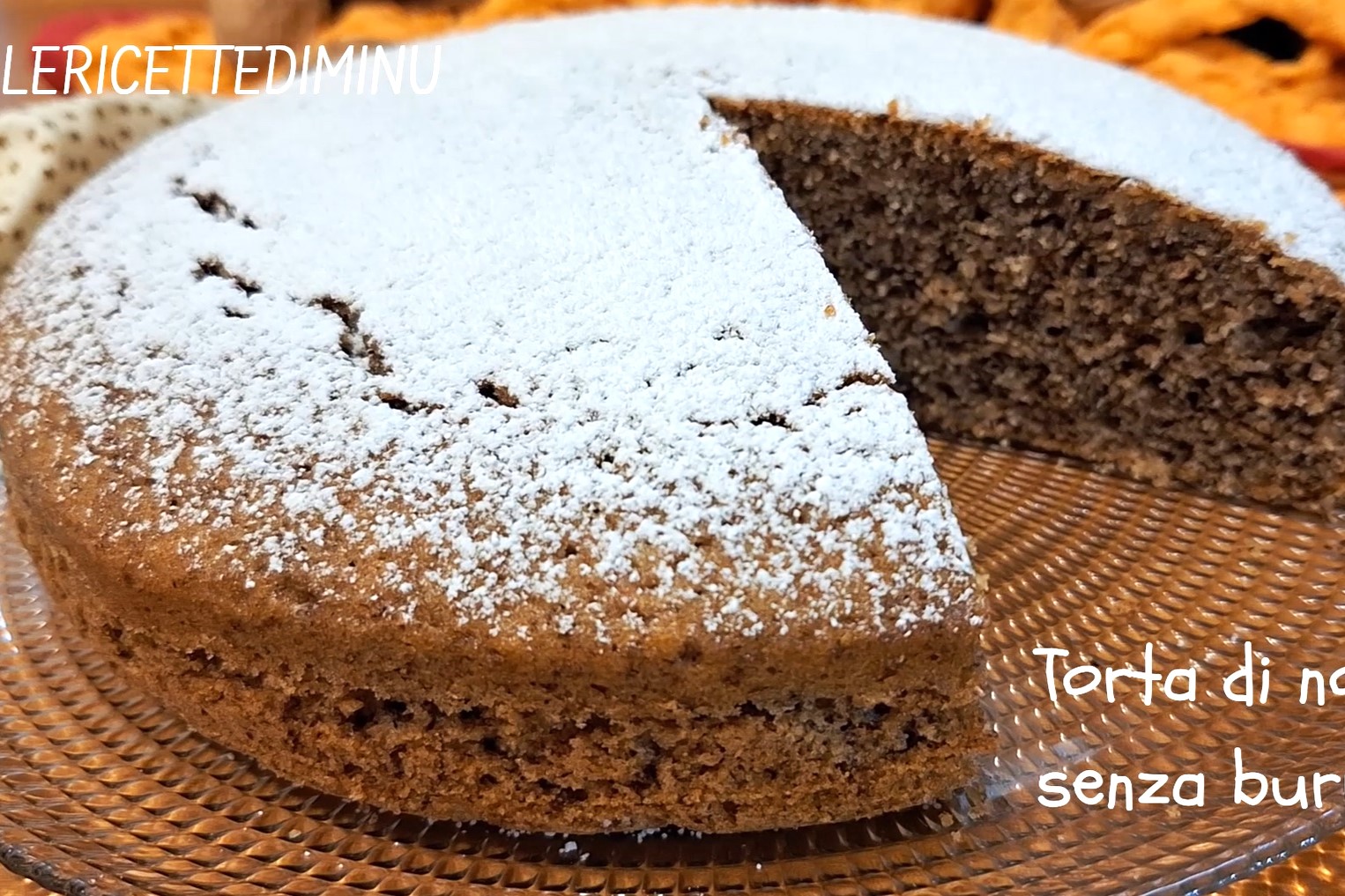 Bolo de Nozes sem Manteiga