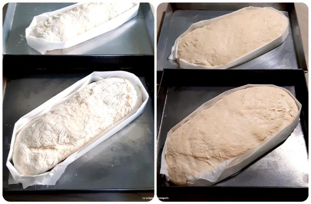 Ciabatta de pão caseiro