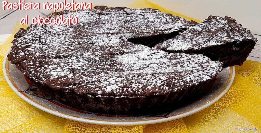 Pastiera napolitana de chocolate