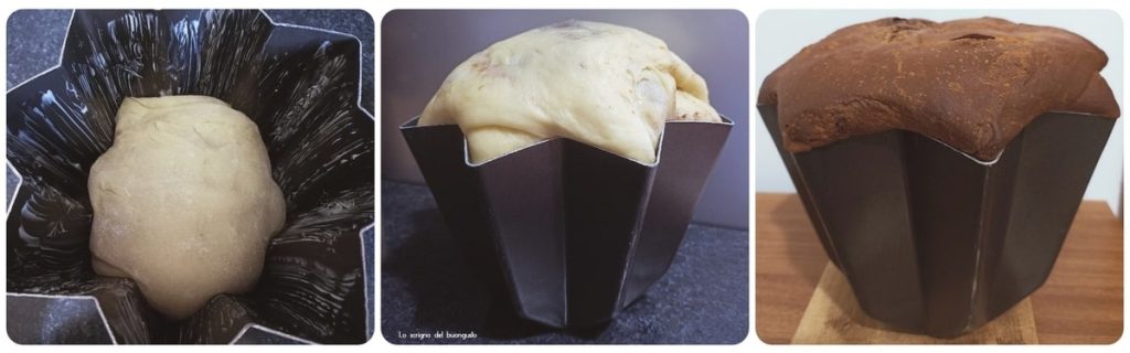 Pandoro rápido recheado com Nutella