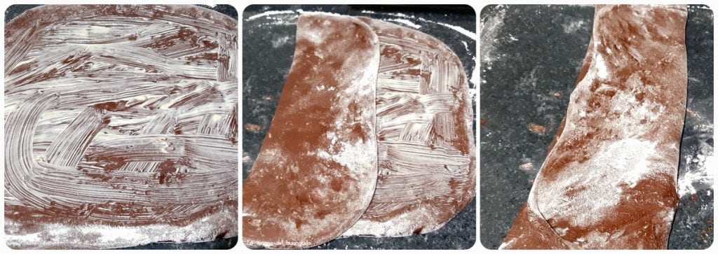 Pandoro de chocolate recheado