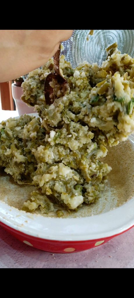 Colocamos a mistura em uma assadeira