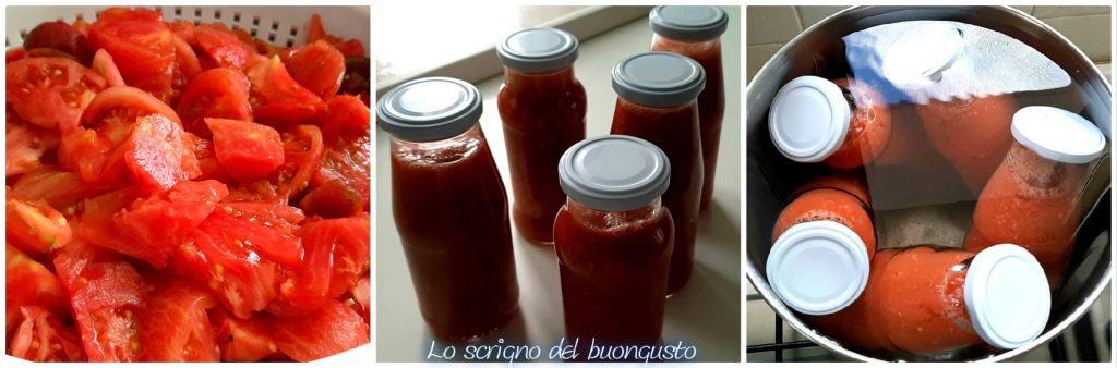 Passata de tomate feita em casa