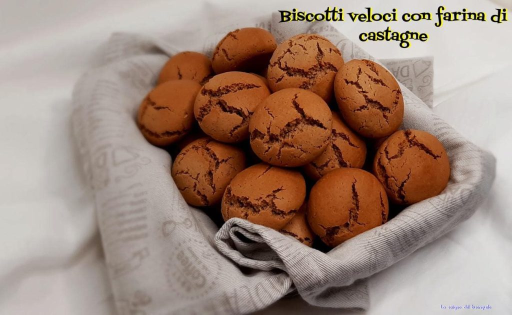 Biscoitos rápidos com farinha de castanha