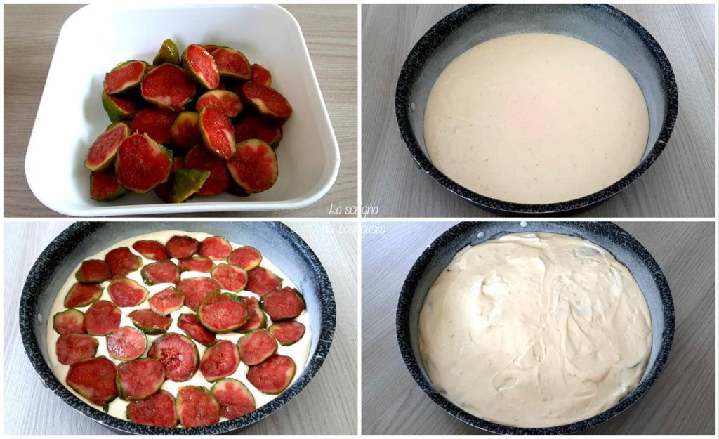 Bolo de figos frescos
