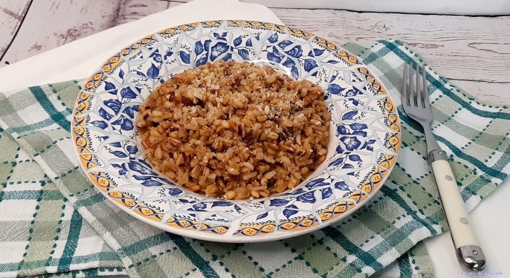 Arroz vermelho com cereais