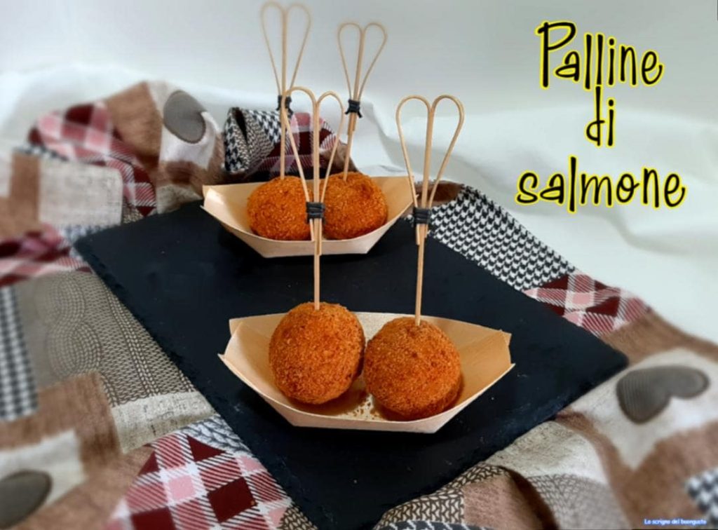 Bolinhas de salmão