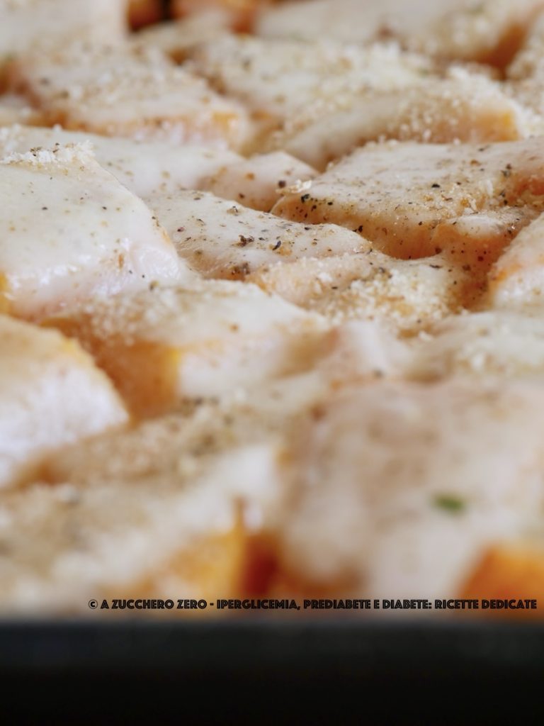 Abóbora assada com mozzarella light | receita cremosa e saborosa