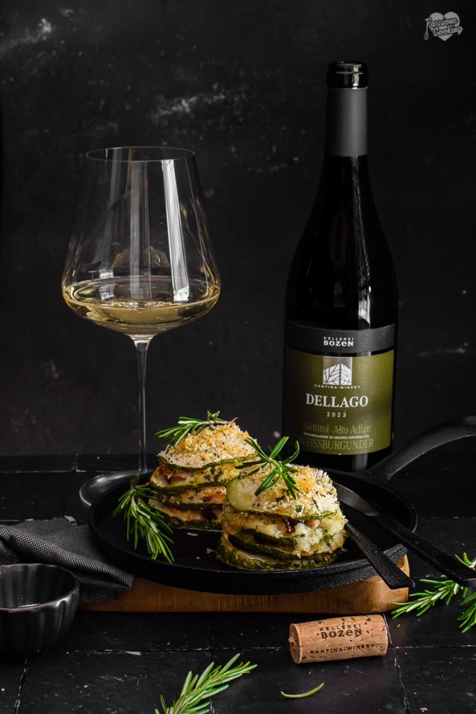 Abobrinha gratinada ao forno