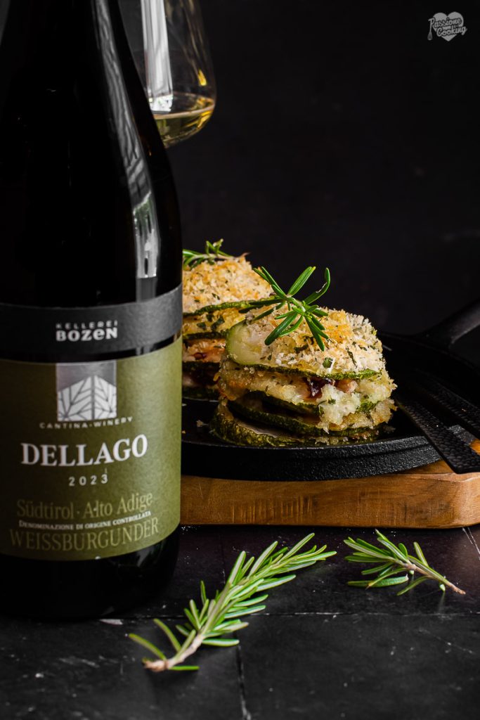 Abobrinha gratinada ao forno