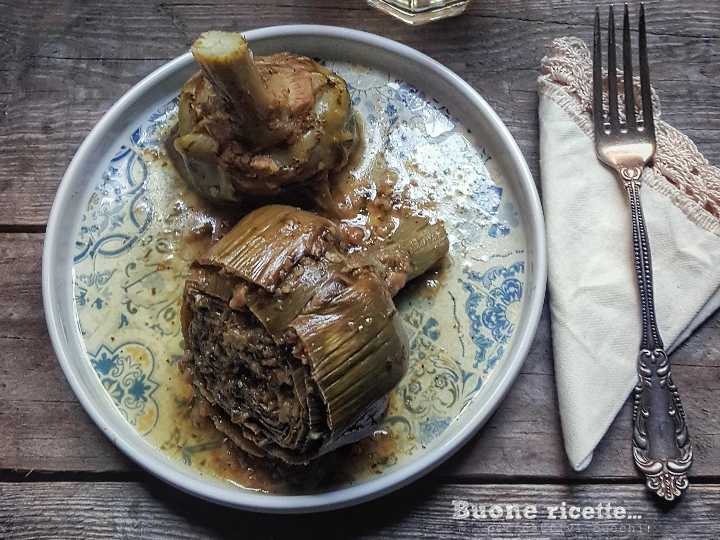 alcachofras à romana cozidas na panela