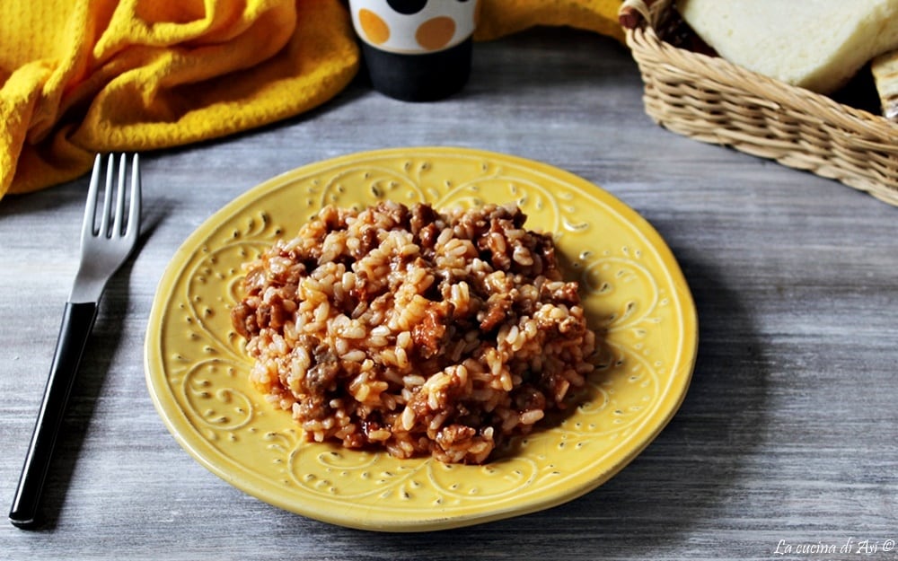 Arroz em cagnone à ligure