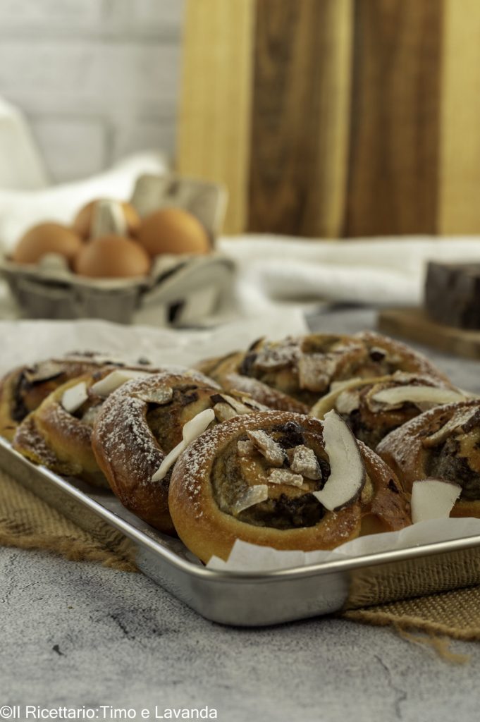 brioche banana e coco