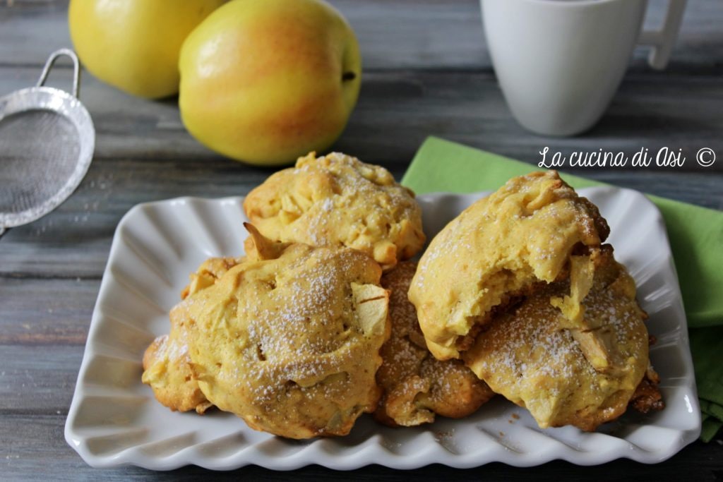 Biscoitões macios de maçã
