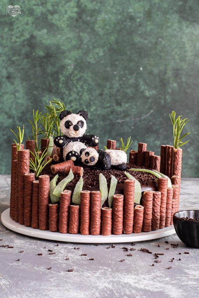 Bolo de aniversário panda