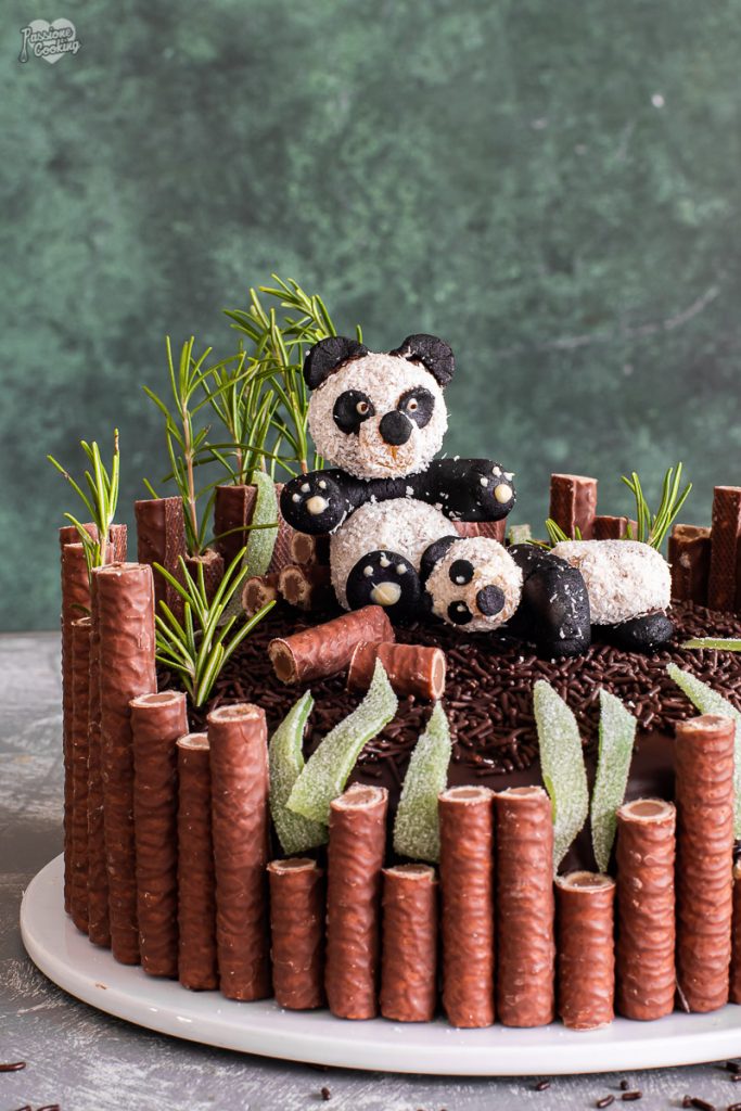 Bolo de aniversário panda