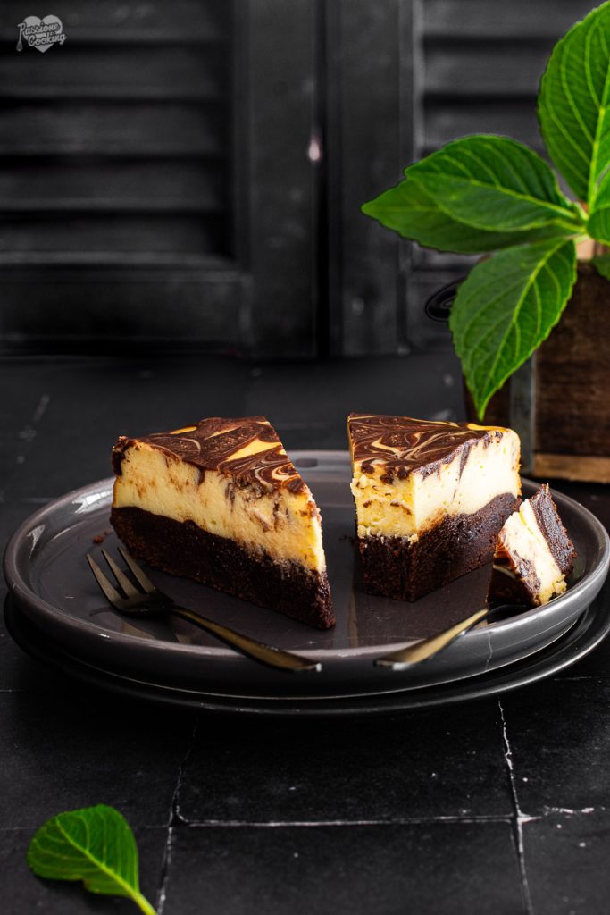 Brownie cheesecake
