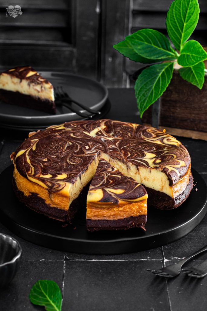 Brownie cheesecake
