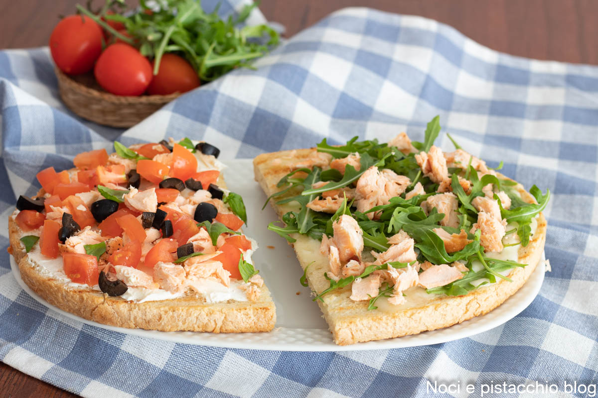 Bruschettas de salmão fresco super rápidas