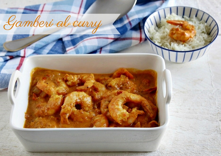 Camarões ao curry