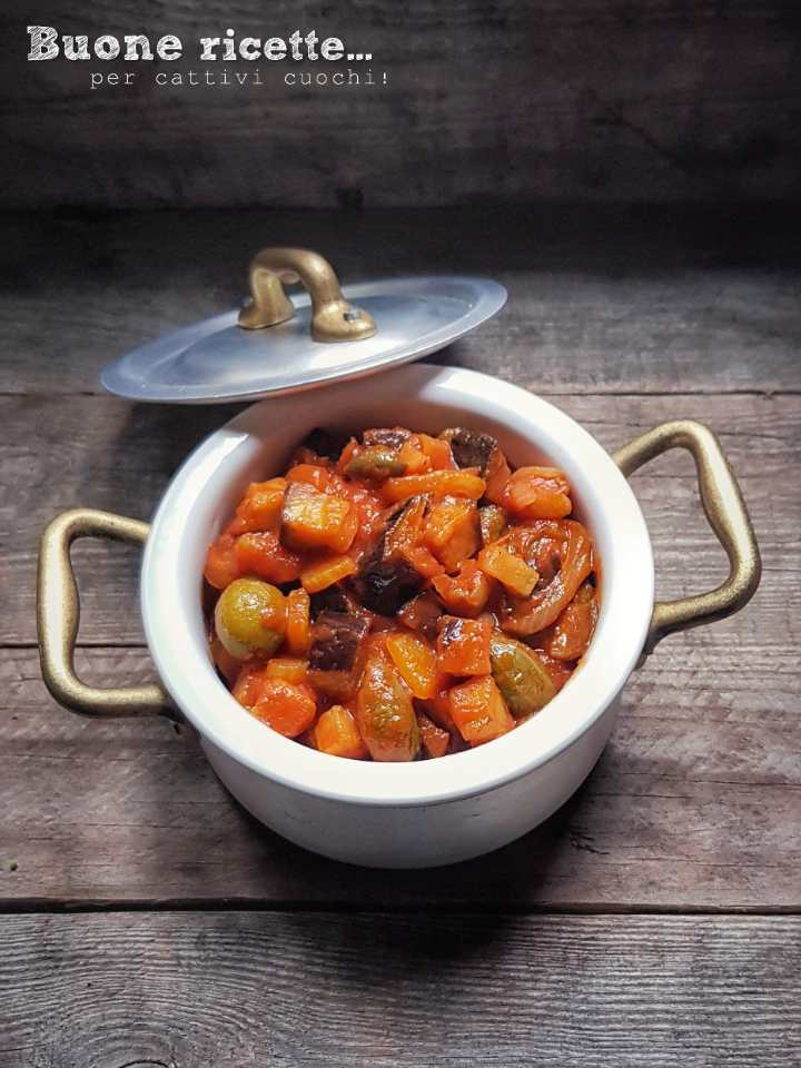 Caponata, receita original siciliana