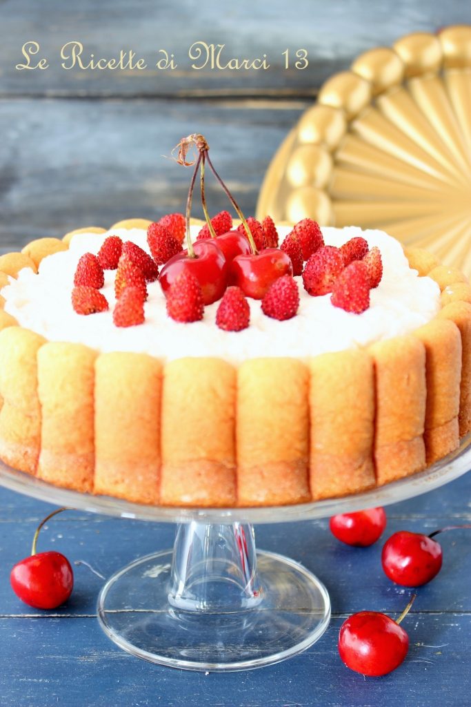 Charlotte de chocolate