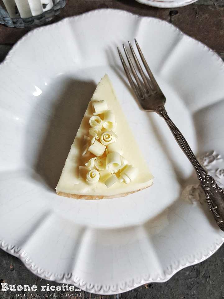 cheesecake de chocolate branco