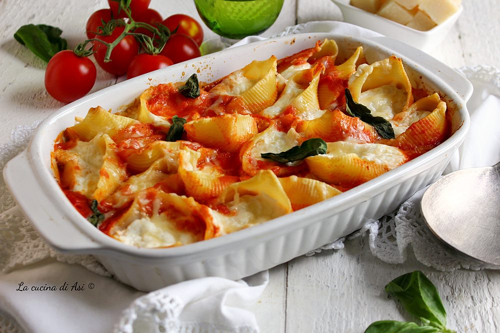 Conchiglioni ripieni ai 3 formaggi