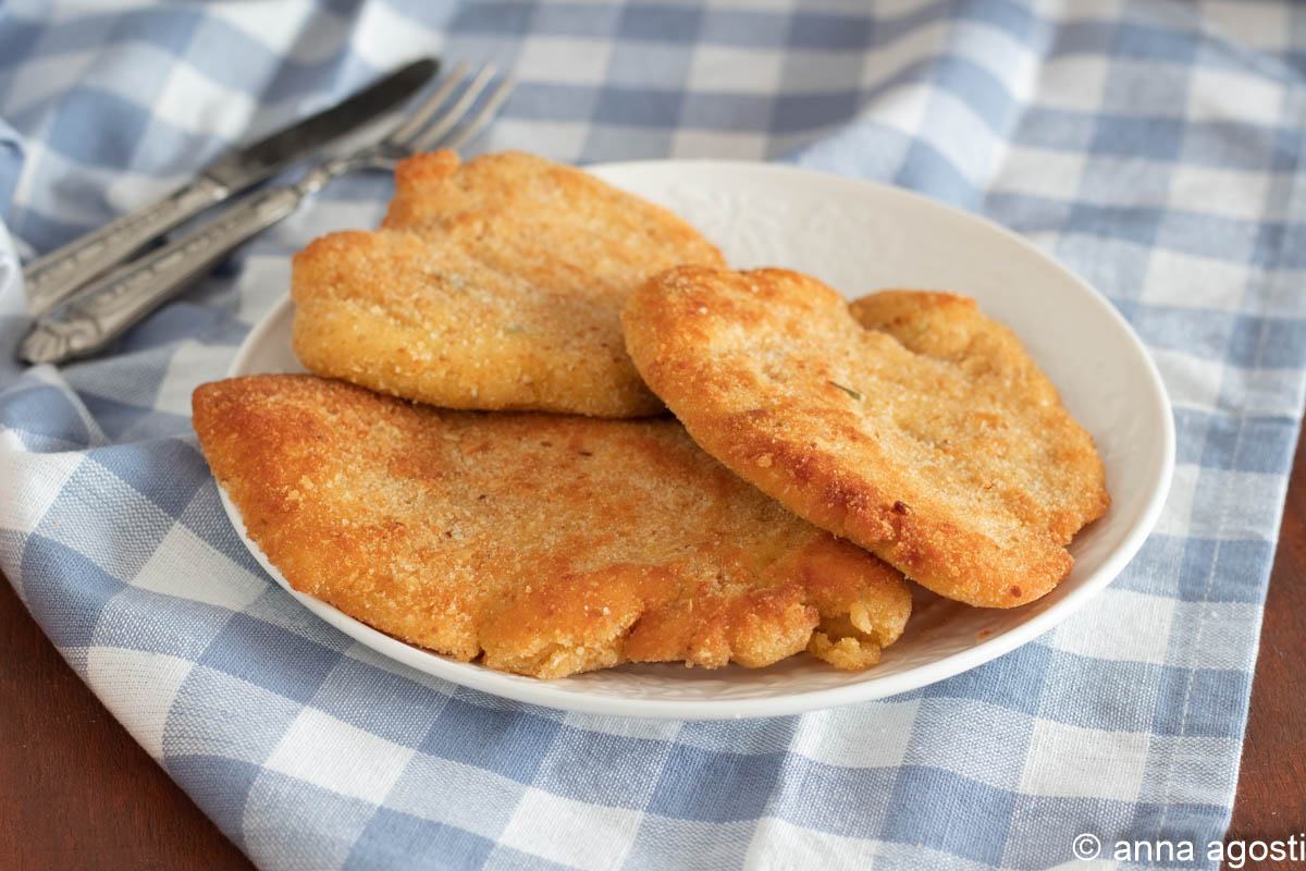 Costeletas de frango sem ovos