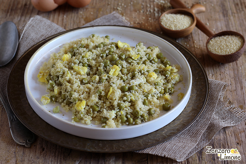 Cous cous com ervilhas