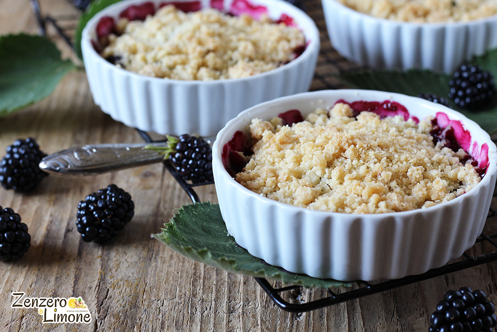 Crumble de amora