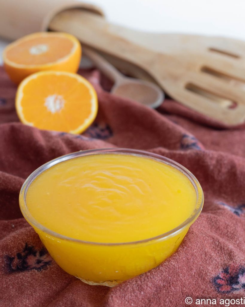 curd de laranja sem manteiga nem ovos