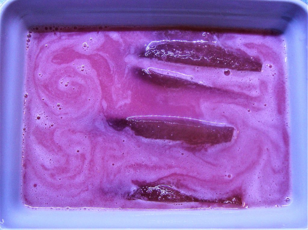 Sauro Imperial com suco de romã