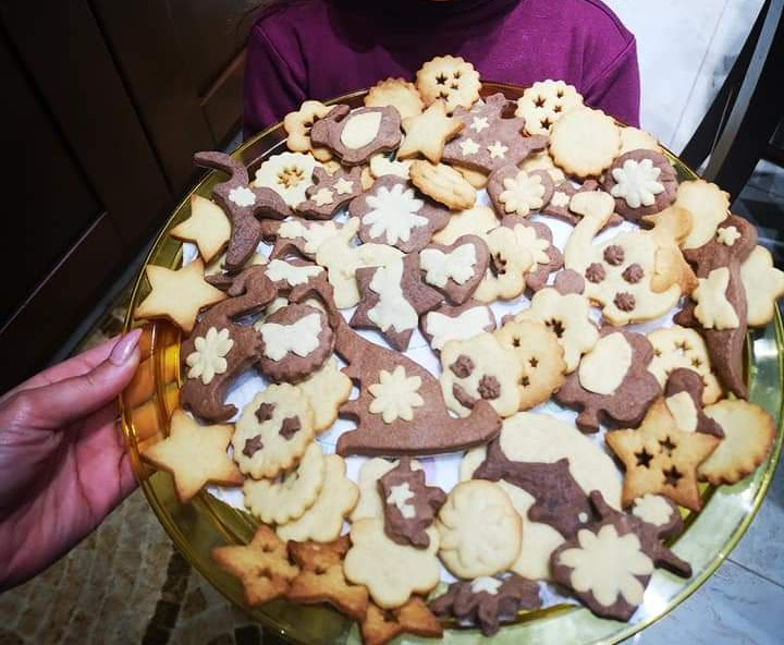 Os biscoitos caseiros de cereais multissabores
