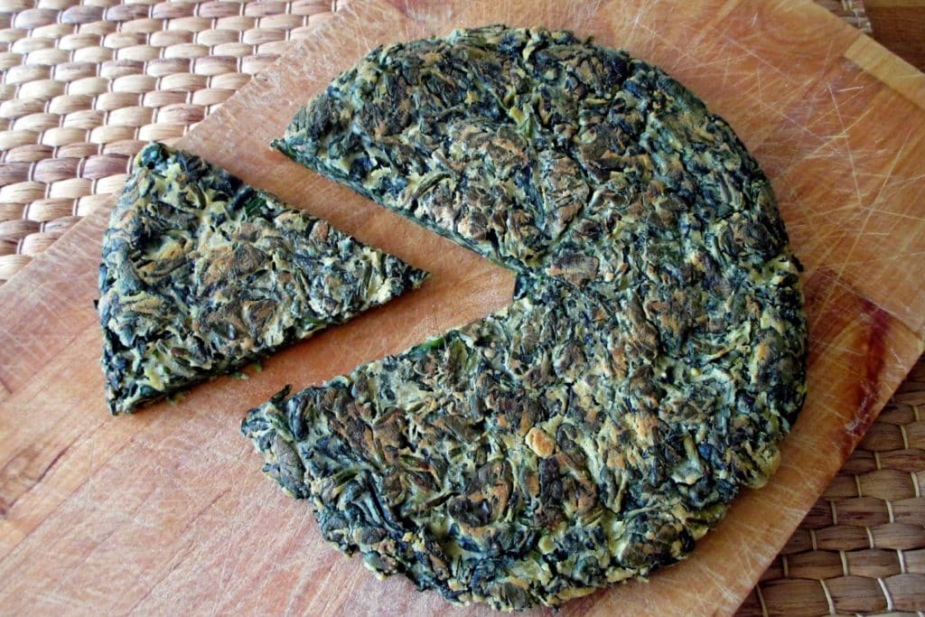 Farifrittata de espinafre, Mangia senza Pancia