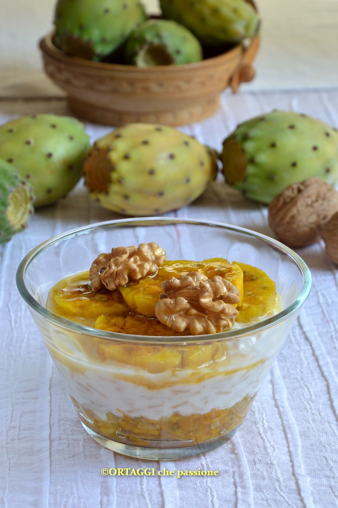 Figos da Índia e iogurte - receita café da manhã doce e equilibrada