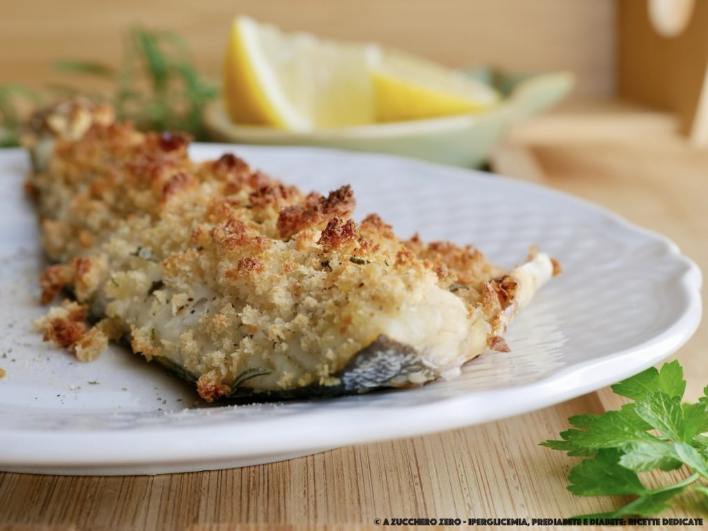 Robalo gratinado com cobertura crocante