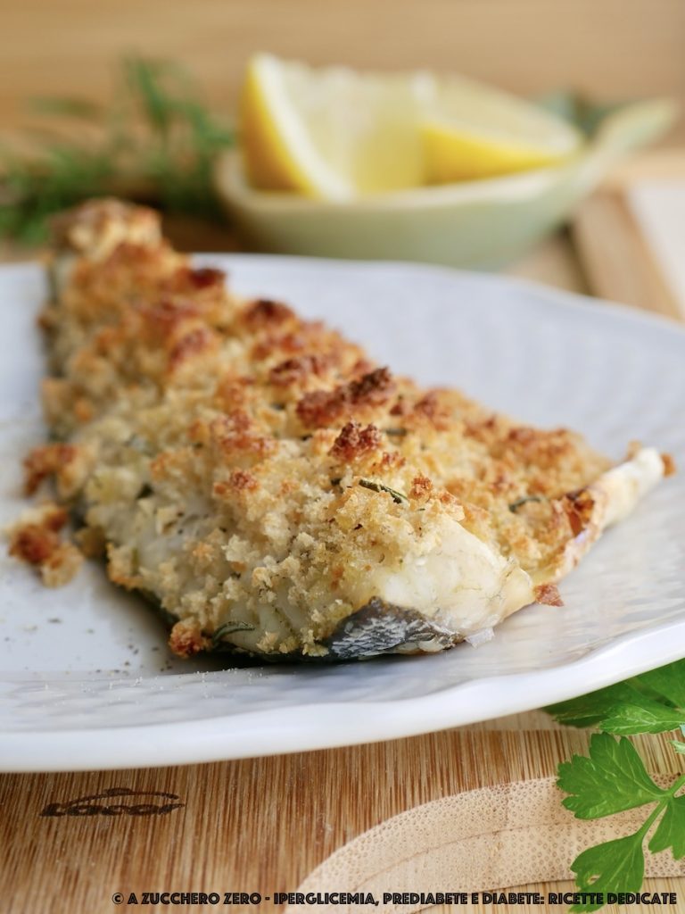 Robalo gratinado com cobertura crocante