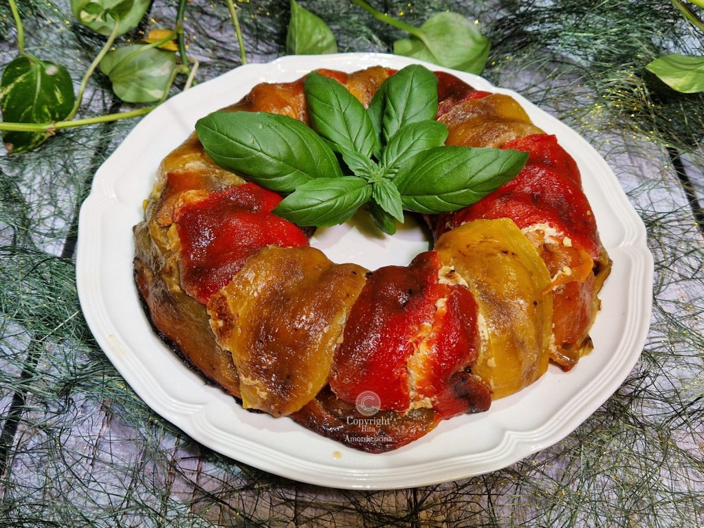 Bolo de Pimentão e Frango