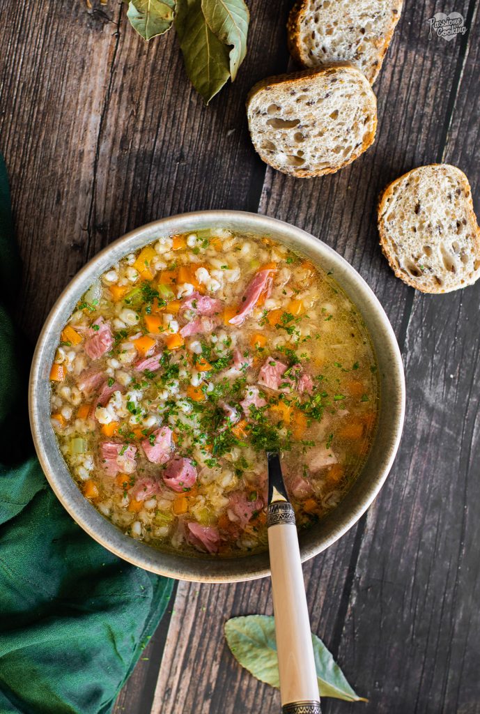 Gerstsuppe - sopa de cevada