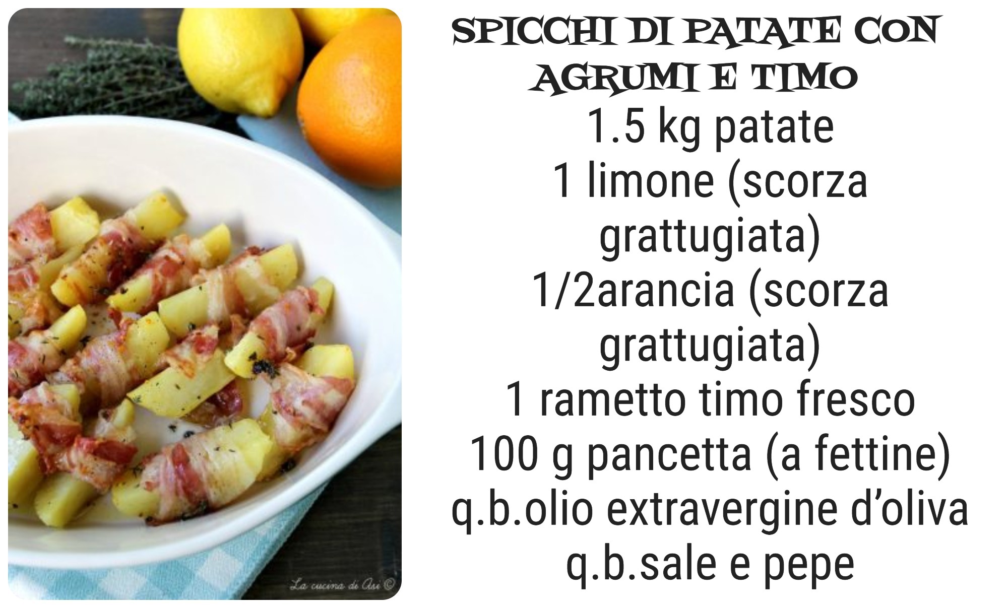 GOMOS DE BATATA com cítricos e tomilho