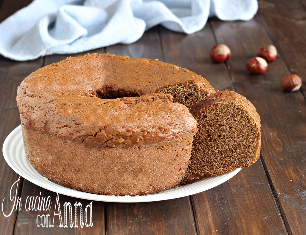 Bolo de castanha e chocolate