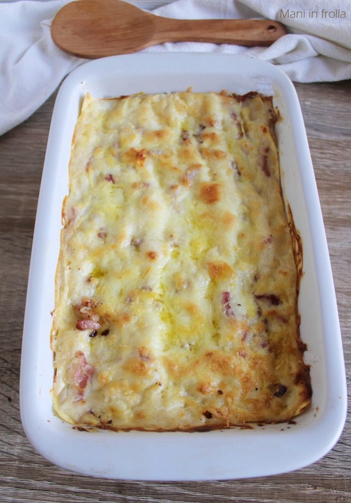 Lasanha ao Forno com Speck e Queijo