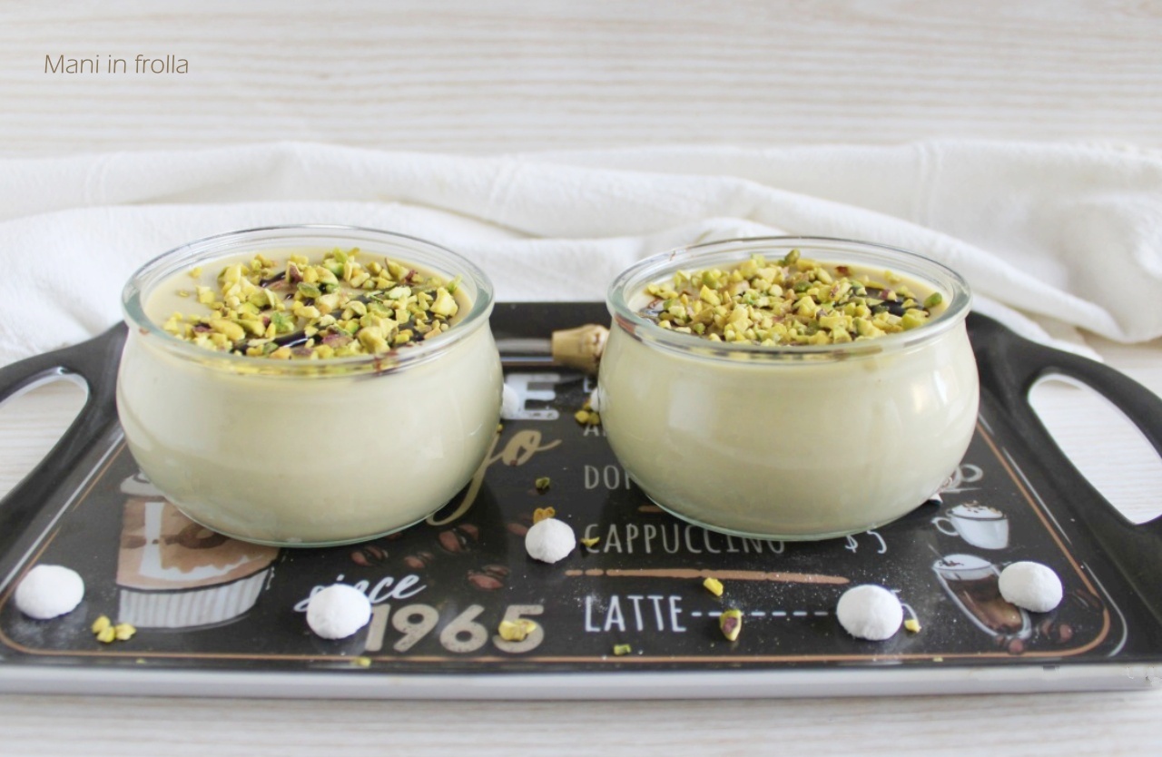 Panna cotta de Pistache