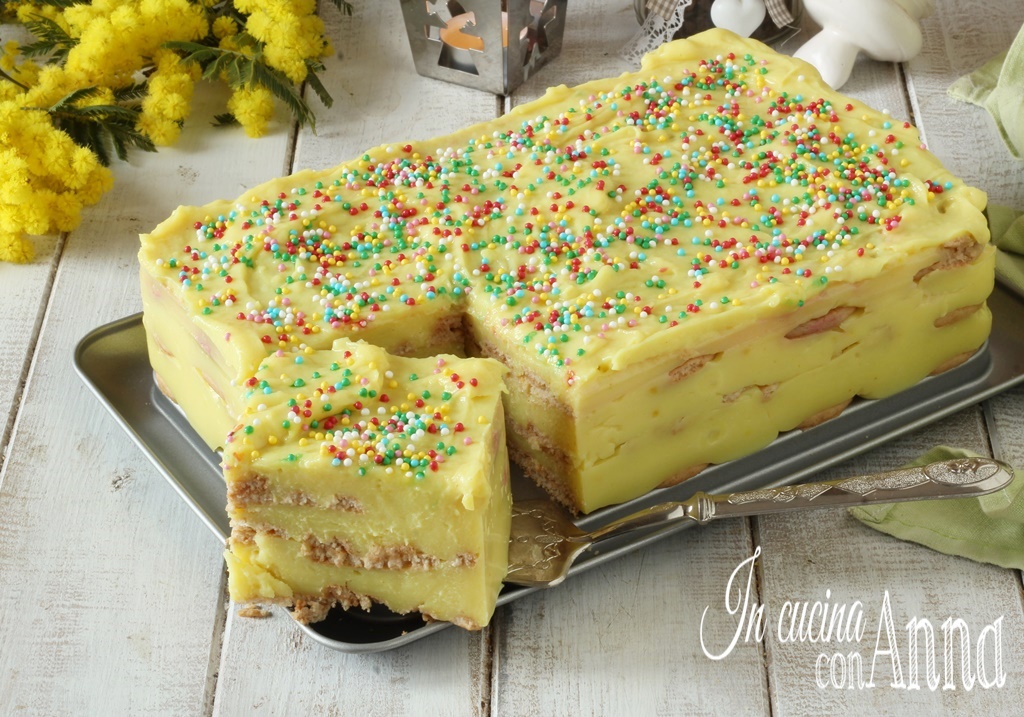 Pizza doce da vovó com creme