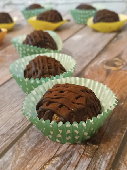 Um trufa de coração macio deliciosíssima para o Natal?