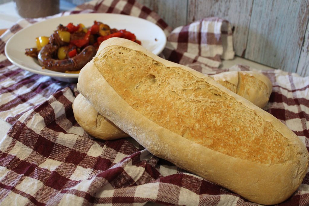 Ciabatta com cerveja